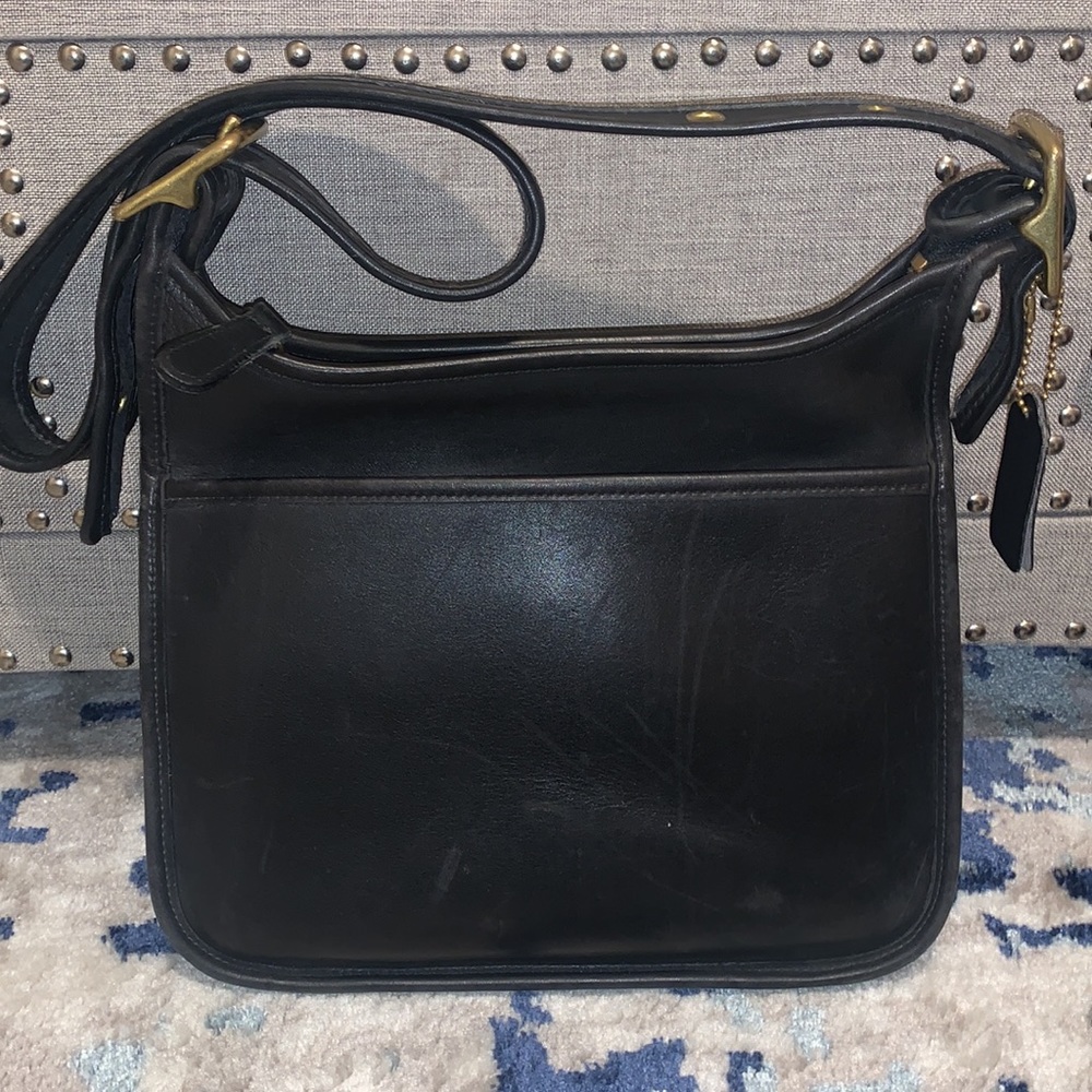 Black Coach Shoulder Crossbody Bag 9966